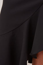 Keepsake Delight Midi Dress in Black