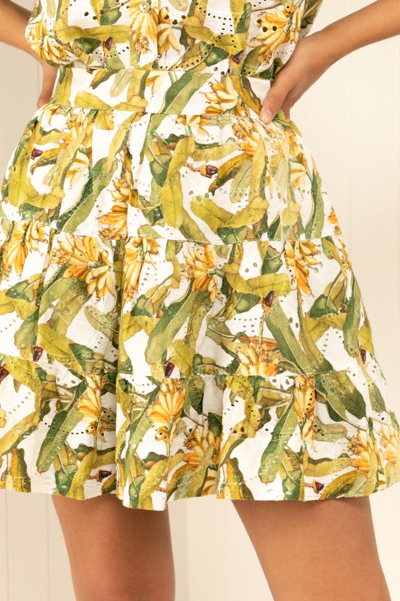 Palm Noosa Happy Hour Skirt in Banana Print
