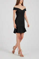 Rebecca Vallance Anise Mini Dress in Black